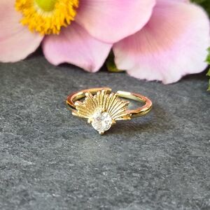 🦋LAST🦋 NWT Tramps+Thieves Sun Is Shining 14k Gold Fill Ring